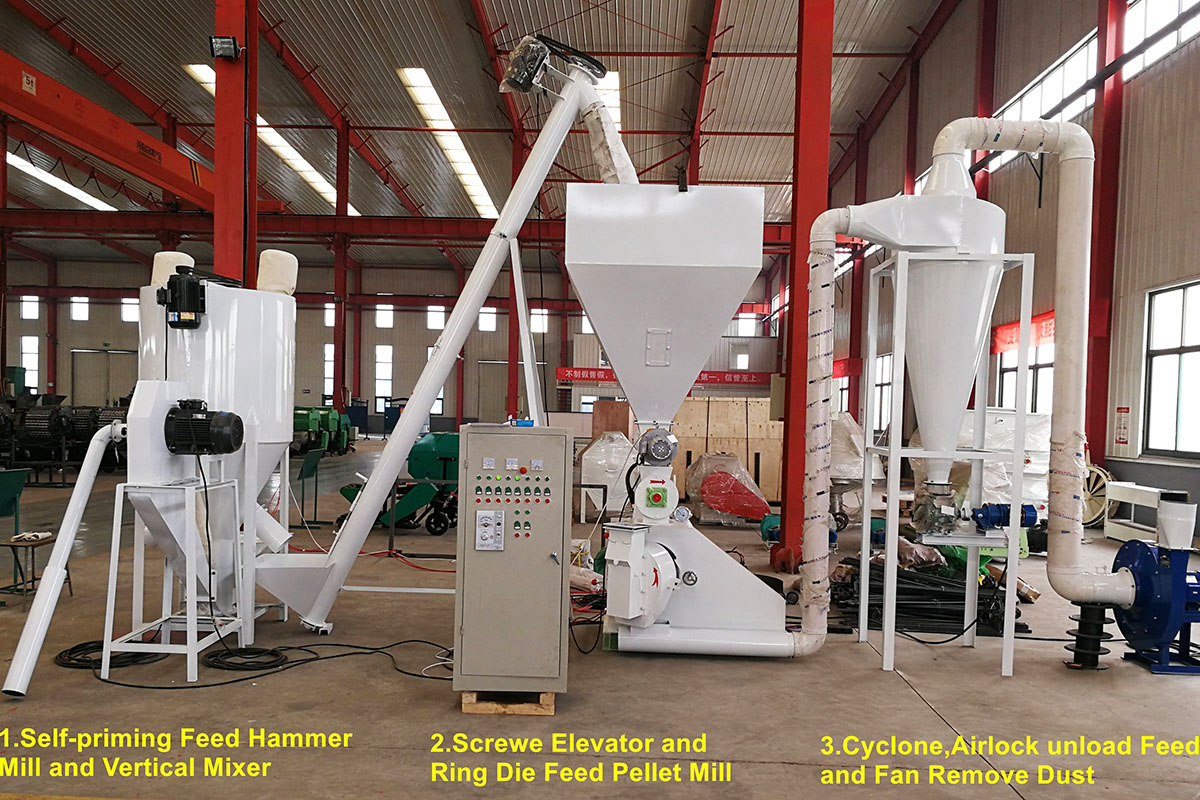 stationary vertical feed mixer