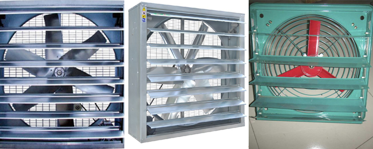 different type of poultry farm exhaust fan