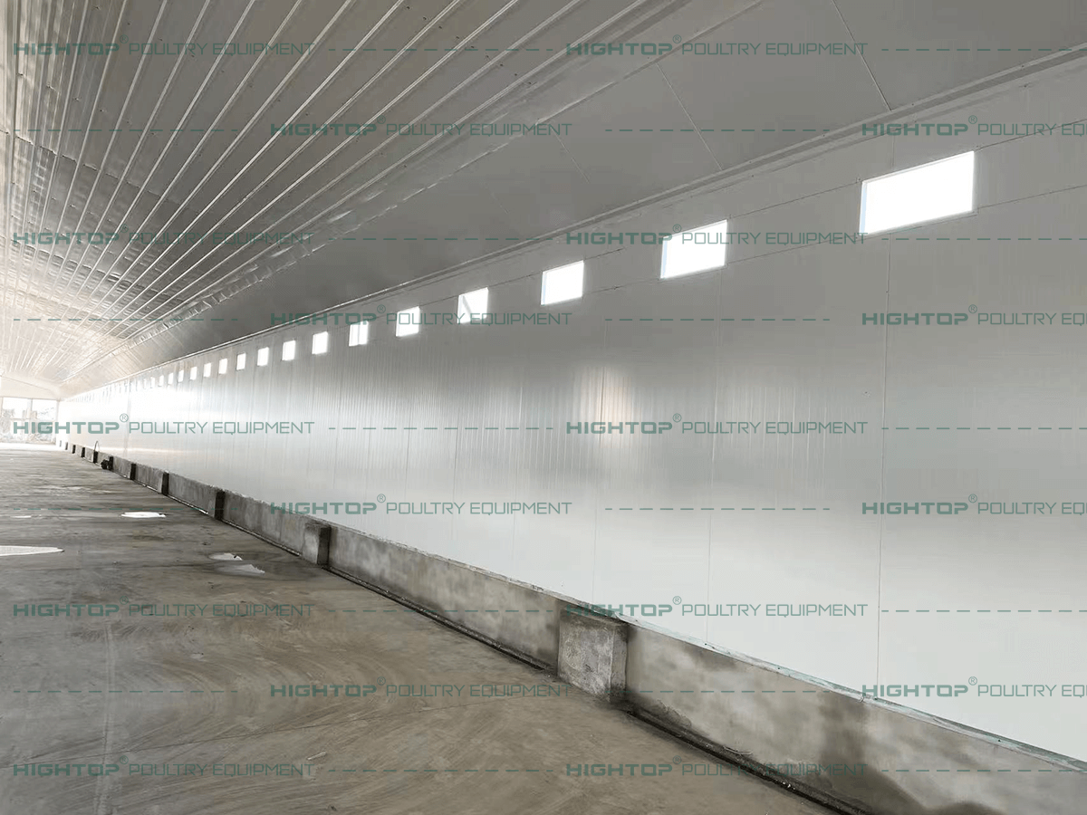 Chicken House Air Flow Deflector