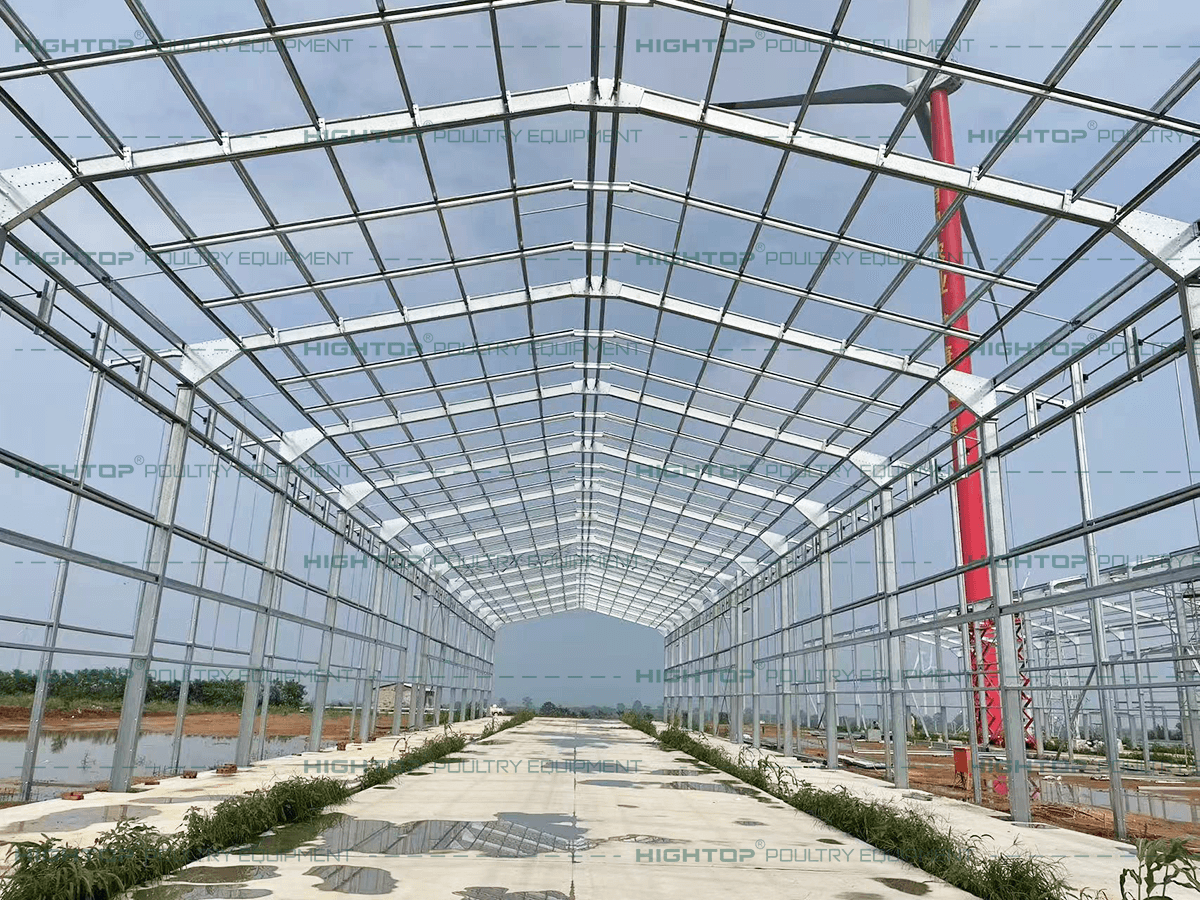 K-type steel truss chicken house