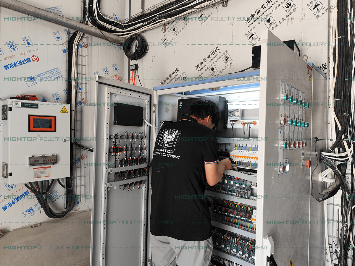 Environmental control settings inspected and adjusted.