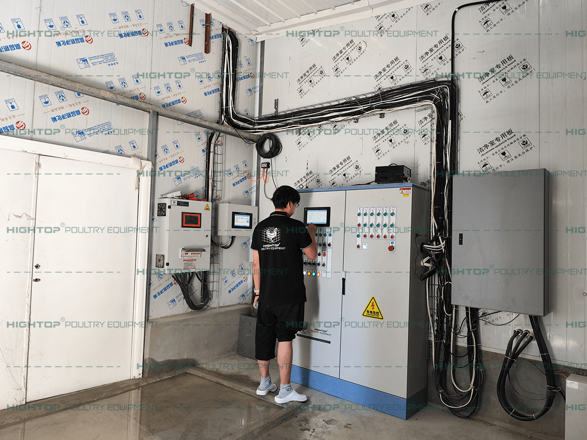 HIGHTOP team checks the environmental control system.