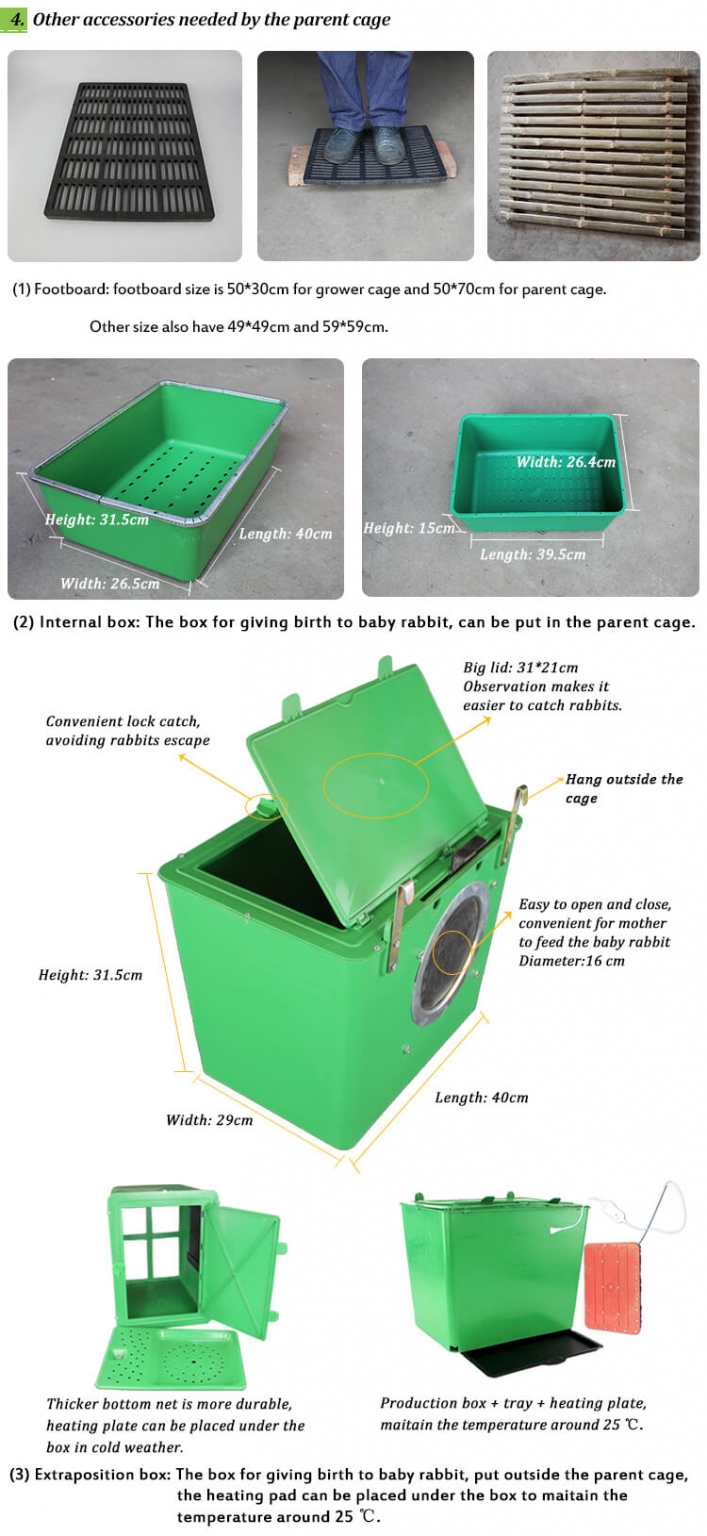 Commercial Rabbit Cages for Rabbit Farming