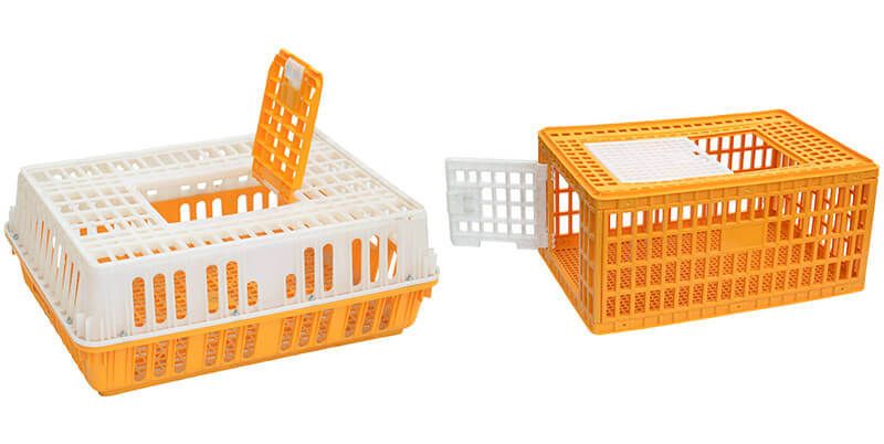 Plastic Poultry Transport Crates Hightop Poultry Equipment